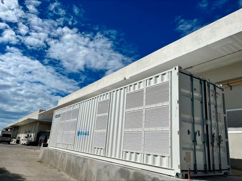 Promael energy management container installed at the Meliá Caribbean hotel